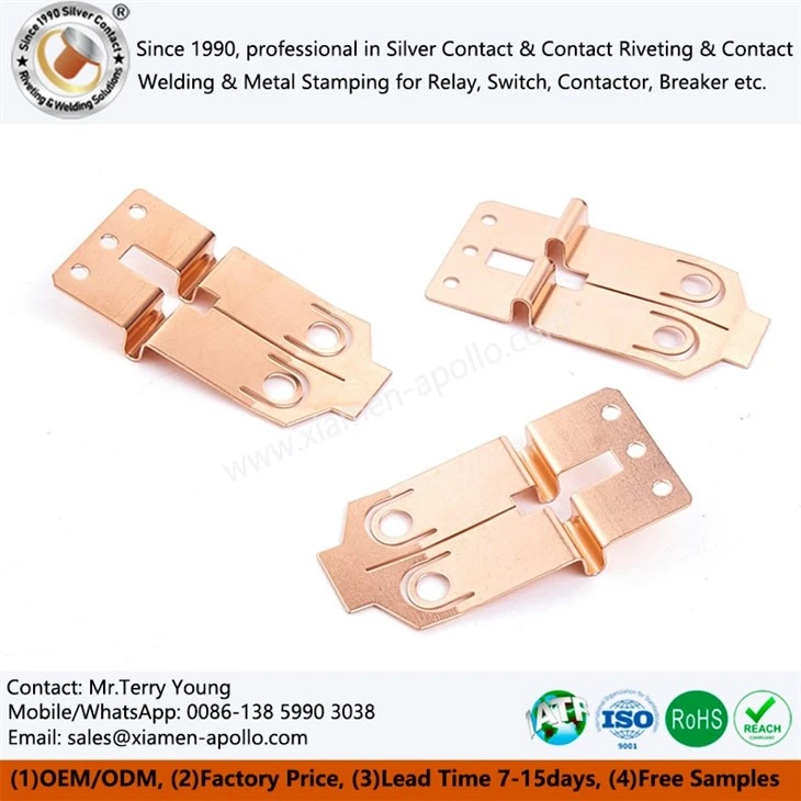 Beryllium Copper Stamped Component Beryllium Copper Stamped Component