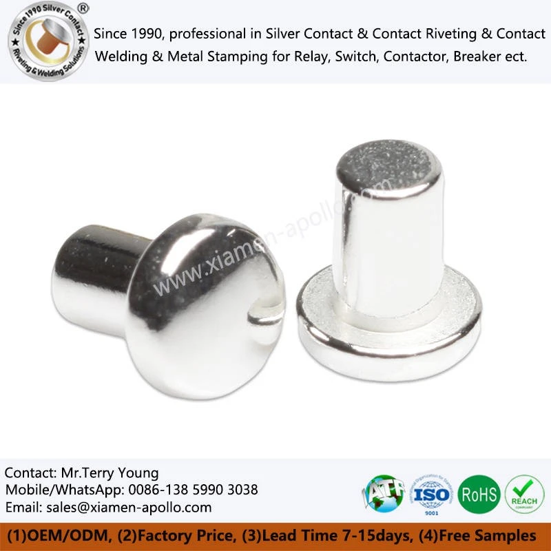 Mono metal Contact Rivet