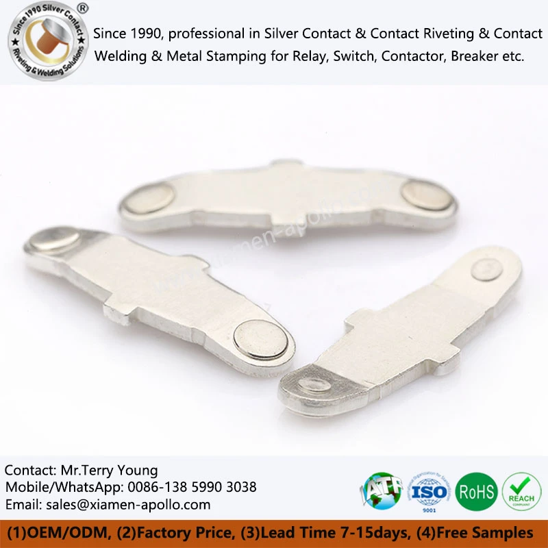 Electrical Copper Stamping Contact Components Electrical Copper Stamping Contact Components
