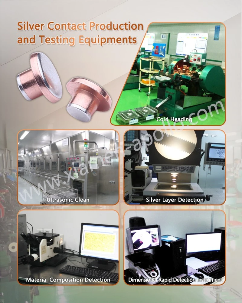 AgNi Bimetal Contact Rivets Production and Testing Equipments AgNi Bimetal Contact Rivets Production and Testing Equipments