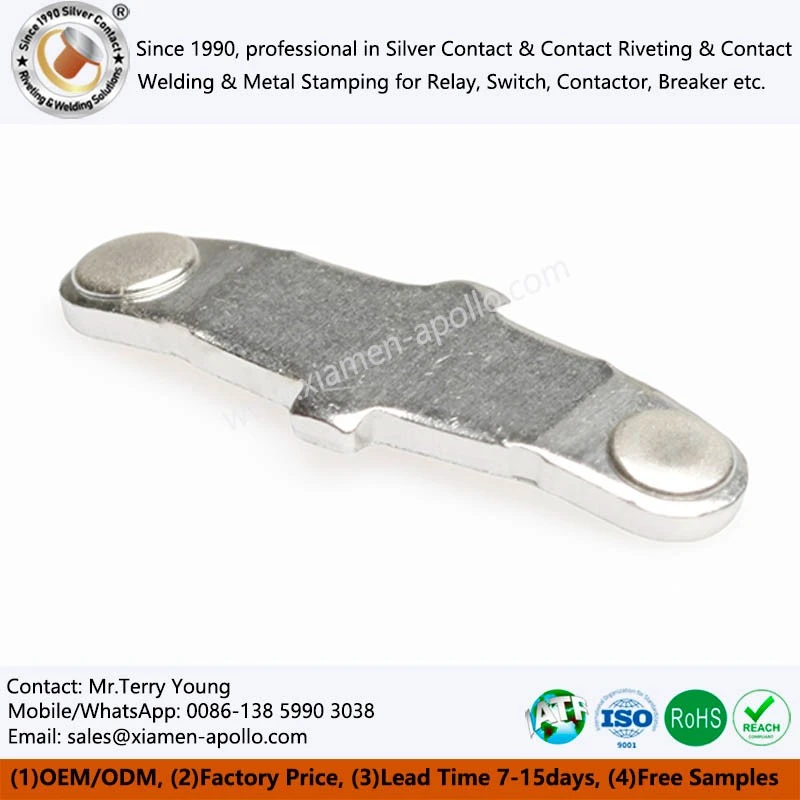 Copper Contact Terminal with Silver Electroplating